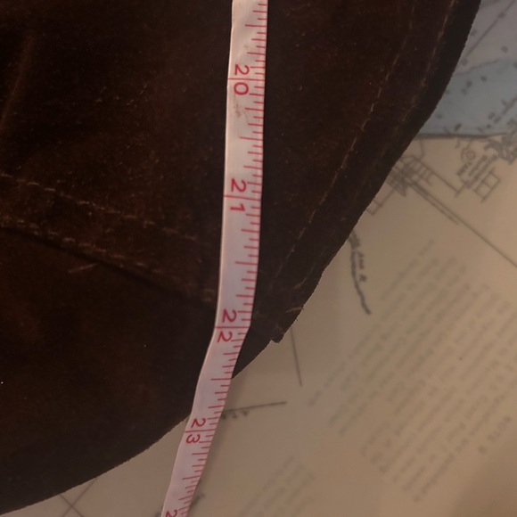 Vintage mid-90’s Florentine suede car coat in chocolate. - Picture 10 of 11